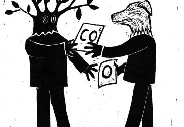 Gas exchange illustration © Heather Walley