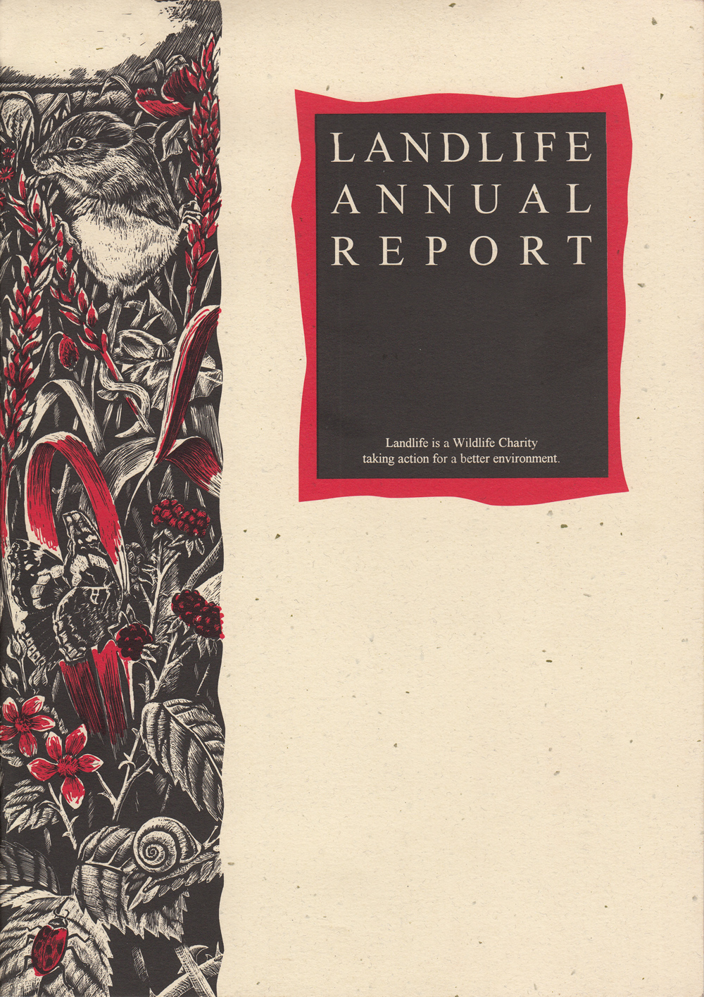 Landlife annual report cover 2